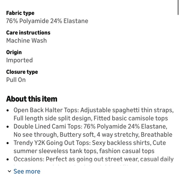 Red Halter Neck Top - Picture 3 of 3